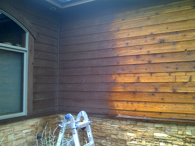 Deck pressure wash